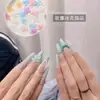 Accesorios para Uñas Florales de Gel Suave Transparente Hielo Colorido Mixto Flor de Lirio 3D Cristal de Hielo Tallado DIY Resina Pedrería Decoración de Uñas