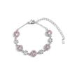 Pulsera de Zirconio de Color Estrella con Diamantes Completos Seiko de Venta Caliente Transfronteriza para Mujer, Personalidad de Moda, Temperamento Exquisito, Joyería de Mano de Gama Alta
