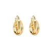 Pendientes de Aro Doble de Lujo, Mismo Estilo para la Cuñada, Pendientes de Aro de Cobre Estilo Dorado, Pendientes de Aro Estilo Retro de Alto Nivel Old Money