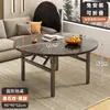 Mesa de Comedor Plegable para Uso Doméstico, Adecuada para Apartamentos Pequeños, Habitaciones de Alquiler, Mesa de Comedor Sencilla, Mesa Redonda Grande Moderna Minimalista Nueva
