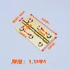 Fábrica Hao Tong Venta al por mayor 1.0 pulgada-2 pulgadas Apertura Plana Puerta de Gabinete de Mueble Bisagra Silenciosa Puerta de Habitación Silenciosa Bisagra Pequeña