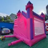 Modelo de comércio exterior, castelo inflável temático de princesa rosa e roxo com escorrega, castelo inflável pula-pula de tamanho grande para crianças, castelo inflável pula-pula para aluguel comercial
