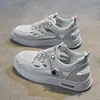 Zapatos de Verano para Hombre Estilo Nuevo Transpirables Huecos Tendencia Versátil Blancos de Malla Casuales Lona