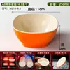 Louça de melamina A8 bicolor para lanches e sanduíches, especializada para uso comercial em sopas de café da manhã, tigelas de wonton, macarrão refogado e macarrão misto