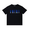 Disponibilidad a Largo Plazo de Camisetas de Marca Europeas y Americanas de Tendencia para Verano Transfronterizas con Letras de Salpicadura de Tinta Colorida y Camisetas Versátiles de Manga Corta Estampadas