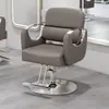 Sillón de Barbería Sillón de Peluquería Profesional para Salón de Peluquería Reposabrazos de Acero Inoxidable Elevable Giratorio Sillón de Corte de Pelo Sillón de Peluquería