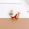 Colgante Transfronterizo Más Vendido Mariposa Esmalte Collar Accesorios para Mujeres, Diseño Simple, Componentes de Joyería Versátiles de Nicho para DIY