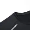 2026 Verão Outdoor Secagem Rápida Roupa Seda de Gelo Camiseta de Manga Curta Masculina Roupa Fitness Elástica Respirável Casual Corrida Roupa Esportiva