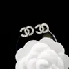 Exquisita Colección de Pendientes, Pendientes de Corazón de Melocotón, Aguja de Plata S952, Borlas Pequeñas Versátiles de Moda Estilo Chanel, Adecuados para Mujeres Maduras y Estudiantes