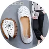 Zapatos Calados para Mujer Verano Zapatos de Enfermera Transpirables para Mujeres Embarazadas Planos Blancos