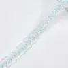 Banda elástica de pescado de seda bilateral de una fila de 2 cm, oreja de madera, encaje elástico plisado, encaje decorativo para escote de ropa