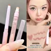 Lápiz Delineador de Labios de Doble Punta Gellas Nude Doodle Labio Labio Labio Banda Pincel de Labios Bolígrafo Dormido de Gusano de Seda Gusano de Seda Resbaladizo No Fácil de Grumos
