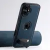 Adecuado para iPhone18Promax Carga Inalámbrica Magsafe Funda de Cuero para Teléfono Móvil Soporte para Coche Cubierta Protectora Magnética