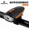 Novo Buzina de Bicicleta Fruta Saltitante 7588 Luz para Ciclismo Noturno de Mountain Bike Luz para Bicicleta Infantil Carregável Buzina Super Alta Luz Frontal
