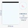 Bloco de Notas A5 Papel Rasgável Atacado em Estoque, Caderno de Anotações Portátil com Tampa Flip-Up e Pautas