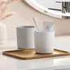 Vaso para Enjuague Bucal Estilo Japonés para Parejas, Alto Valor Estético, Vaso para Cepillo de Dientes Doméstico, Vaso para Enjuague Bucal Simple y Creativo Estilo Ins, Vaso para Cepillo de Dientes de Dormitorio