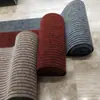 Alfombra de Cocina de Tira Larga Siete Rayas Felpudo Impermeable a Prueba de Aceite Antideslizante Felpudo para Pies Felpudo de Entrada Cobertura Completa Alfombra de Piso Rollo Completo