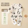 Ropa de bebé para primavera y otoño, pijama de algodón puro, mameluco, mameluco de mariposa para bebé, ropa estilo monje, mameluco para recién nacido, estilo para todas las estaciones
