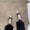 Zapatos Planos de Punta Cuadrada y Boca Baja para Mujer, Nuevo Estilo Verano 2026, Malla de Encaje Hueca, Zapatos de Trabajo de Suela Suave, Mocasines