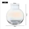 Vaso de Vidro Moderno Simples Modelo de Luxo Decoração de Quarto Decoração de Sala de Estar Mesa Arranjo de Flores Vaso de Flores de Vidro Colorido Criativo