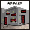 Caja de Luz Electrónica Impermeable para Exteriores Montaje en Puerta Montaje en Pared de Pie Doble Cara Señal Luminosa Caja de Luz Cartelera