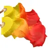 Abanico de baile Wanjiang Abanico largo Abanico de baile Koi Copia Abanico de baile cuadrado degradado largo Abanico de fuego Abanico largo de seda
