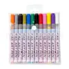 Bolígrafo para Pintar Uñas Transfronterizo Bolígrafo para Pintar a Color DIY de Uñas Marcador de Secado Rápido Pintura a Color Flor Línea de Gancho Bolígrafo para Uñas