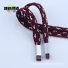 Correa Plana Gruesa de Moda de Gama Alta 1.0 cm Cabeza de Aleación Cordón para Pantalones, Chaquetas Deportivas, Ropa Infantil DIY, Cordón para Sudadera