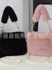 Bolsa de pelúcia feminina nova bolsa fofa mini bolsa coreana fashion bolsa de pelúcia bolsa quadrada