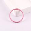 Pintura Color Caramelo Hierro 45MM Anillo para Tarjetas Accesorios Anillo para Libro de Hojas Sueltas Encuadernación de Tarjetas Accesorios para Llavero