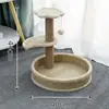 Nido para Gatos, Tabla Rascadora Cálida de Invierno para Gatos, Nido para Gatos, Marco Vertical de Sisal Resistente al Desgaste y que No Suelta Pelo para Trepar Gatos, Juguetes y Suministros para Gatos