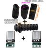 Base hembra USB 3.1 Tipo C con placa fija, interfaz de carga y datos, conector macho y hembra C, placa de prueba, inserción positiva y negativa a doble cara