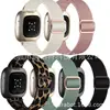Pulseira de Nylon Elástico para Fitbit Versa 3/4 com Relógio Sense com Versa 2 com Fivela Grande