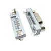 Assento fêmea VGA15P com centralização reversa 0,8 cinza tipo DIP terminal de duas linhas ultrafino conector D-SUB