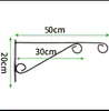 Suporte de flor de ferro para parede tipo lanterna, suporte de pendurar para varanda externa, gancho para cesta suspensa, vaso de flores, cabide para plantas verdes, gaiola de pássaros para jardim