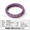 Fabricante fornece scrunchies coloridos sem costura, elásticos de cabelo básicos de alta elasticidade estilo coreano, elásticos de cabelo coloridos de nylon