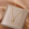 Nova corrente de clavícula de luxo estilo coreano, colar versátil da moda em aço titânio para mulheres, pingente clássico simples de zircônia, acessório versátil