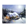 Pintura al óleo digital DIY transfronteriza Serie Nieve global Shopify EBY Amazon WIS