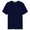 Camiseta de manga corta para hombre, nueva camiseta de verano holgada de color base, moderna y de cuello redondo, fresca para verano, 2023