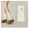 Guantes Negros de Estrella de Cinco Puntas Lindos para Hombres y Mujeres Invierno Sin Dedos Estudiante Escritura Simples de Punto Sin Dedos Cálidos Transfronterizos