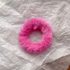 Elástico de cabelo de pelo sintético de coelho de alta elasticidade 2023 novo estilo coreano banda elástica dopamina para acessório de cabelo de rabo de cavalo feminino atacado