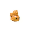 Pingente de sândalo e pau-rosa com padrão de ondas, apresentando um design infantil, pingente de animal, corrente para celular e acessórios de animal em sândalo.