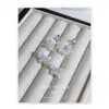 Pendientes de Mariposa de Lujo Ligero de Alta Calidad con Aguja de Plata S925 Diseño de Nicho Pendientes Frescos Dulces Degradados Pendientes de Circonita