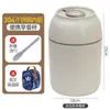 Lonchera de Acero Inoxidable 316, Taza de Desayuno Compacta y Portátil, Taza para Comida Rápida, Taza Sellada para Sopa, Taza Portátil para Gachas para Trabajadores de Oficina y Estudiantes