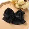 Accesorios Coreanos Ins Plisados de Encaje Seda Brillante Lazo de Encaje Tocado Accesorios DIY Lolita Accesorios para el Cabello Accesorios para Vestido