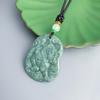 Colgante de tigre de jade ruso Husheng Wei Yu Pei para hombres y mujeres, colgante de tigre de jade birmano, colgante de tigre del zodíaco.