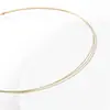 Fio de Cobre Banhado a Ouro 14K, Fio de Cobre Semi-Rígido que Não Solta Fiapos, Fio Dourado para Moldar, Enrolar, Material DIY Artesanal Acessórios de Joias