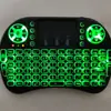 Teclado mouse mini i8 Mouse aéreo mini controle remoto lítio seco retroiluminado tricolor sete-cores conjunto para computador set-top box