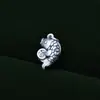 Colgante de Plata Pura S999 Suerte Verde Longevidad Carpa Estilo Retro 3D Plata Dura Peces Joyería Colgante Accesorios para Pulseras DIY