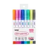 Bolígrafo de contorno de doble línea, bolígrafo de contorno de metal, juego de bolígrafos de destello, rotulador de mano, bolígrafo fluorescente, pincel, venta al por mayor
